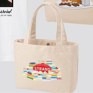 NYC Union Sq Uniqlo x STRAND Bookstore small Tote New York City Strand tote